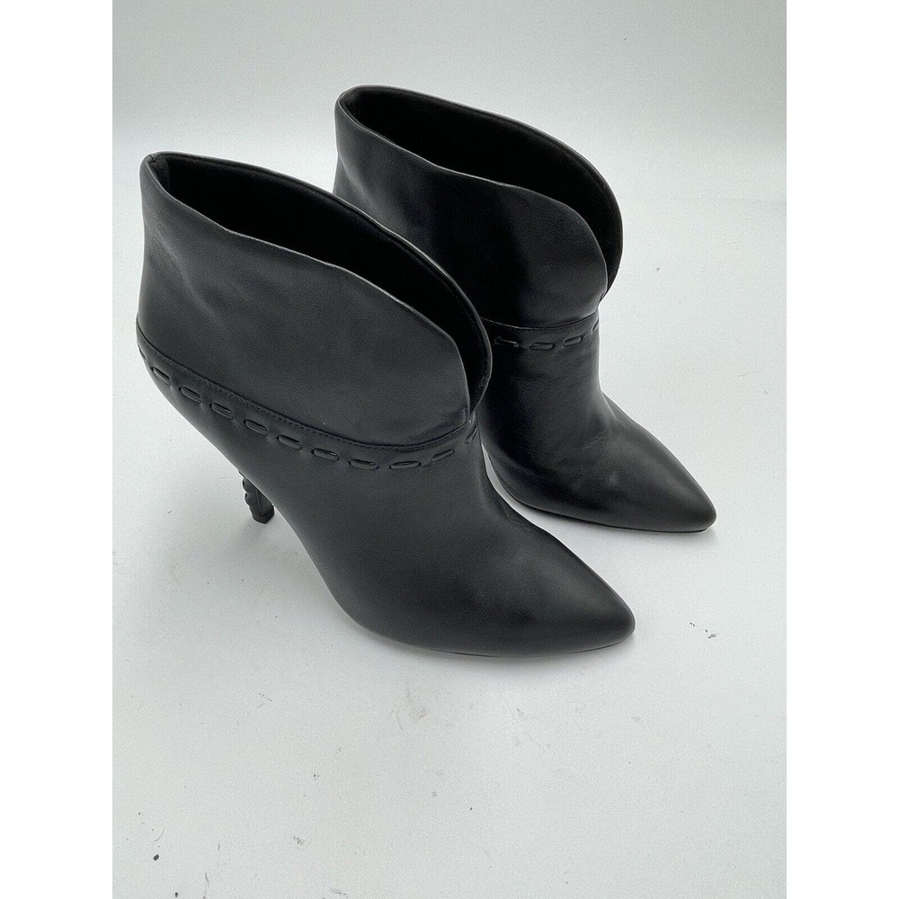 Nine West Booties Black Pointed Toe Shoes Size 6M